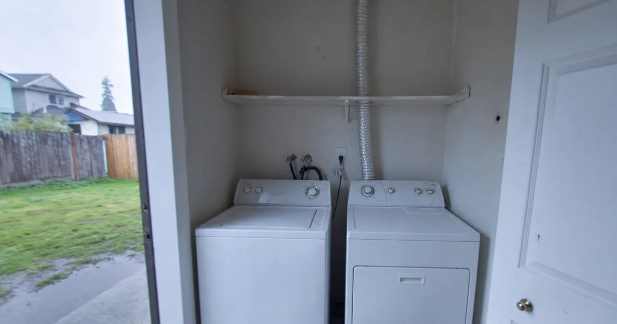 A Home Dryer Pulled Out From The Wall in St Davids, PA